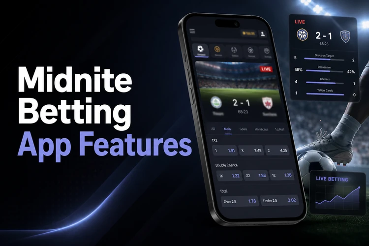 Midnite Betting App Features